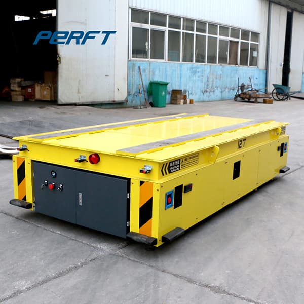 motorized rail transfer trolley for the transport of coils 75 ton